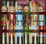Robin Reed 6 x 12 (30cm) Christmas Crackers - CLASSIC NUTCRACKER