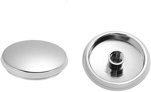 2Pcs Basin Sink Tap Push Button Brass Polished Chrome Click Clack 38mm Waste Bath Pop Up Plug Drain Stopper for Bath