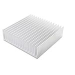 Aluminum Heatsink 100 x 100 x 30mm / 3.94 x 3.94 x 1.18 inch Heat Sinks Cooling Radiator for LED CHIP Amplifier Transistor Electronic Integrated Circuit Heat Dissipation