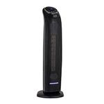 BLACK+DECKER BXSH44005GB Ceramic Tower Fan Heater With 8 Hour Timer And 60° Oscillation, 2.2kW, Black