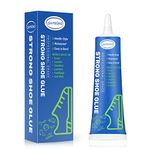 Shoe Repair Glue - 60g Slow-Drying Sole Repair Adhesive,Crystal Clear Permanent Adhesive for Sneakers, Boots,Sandals,Leathers and Handbags