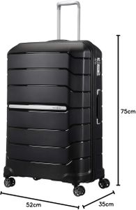 Samsonite Flux Spinner Suitcase 75cm – Black