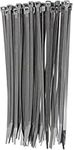 6" Black 40lbs (1,000 Pack) Zip Ties, Choose Size/Color, by Bolt Dropper