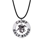 AHK Metal Alloy Anime Pendants Movie Inspired Accessories (Camp half blood pendant)