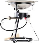 King Kooker 24WCA 24" Bolt Together Portable Outdoor Sauté Cooker w/Steel Wok, large