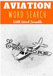 Aviation Word Search: Explore More | 40 puzzles | Challenging Puzzle Book For Adults, Kids and Seniors | More than 300 Aviators words on Pilot, ... | Large Print Gift | Training brain with fun.