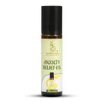 Earthen Echo | Anxiety Relief Oil | Roll On | Soothing and Peaceful Aromatherapy Blend | Lavender and Rose | Natural Ingredients | Instant Relief | Calming & Relaxing | Essential Oils | Unisex | 10ml