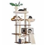 Hebly Wood Cat Tree for Indoor Cats