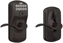 Schlage FE595 PLY 716 ACC Plymouth Keypad Entry with Flex-Lock and Accent Style Levers, Aged Bronze Schlage Lock Company