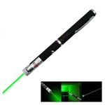 VikriDA Green Laser Pointer Pen 5mW High Visibility Beam | Portable Laser Light Pen for Presentation, Teaching, Astronomy & Outdoor Use | Long Range Laser Pointer for Office, School & Events