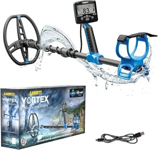 Garrett Vortex VX9 - Metal Detector for Adults Professional - MD-MF Technology - Waterproof to 16 ft, 8.5” x 11” Searchcoil, 7 Frequency Options, Three-Tiered Target ID Scales - Weighs 2.9 Pounds