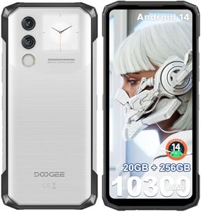 DOOGEE Blade 10 Max Rugged Smartphone Unlocked, 10300mAh Rugged Phone, 6.56" HD+ 1.54" Dual Screen,20GB+256GB/2TB,4G Dual SIM Android 14 Waterproof Phone,3 Card Slots/NFC/Face Unlock/Fingerprint/OTG