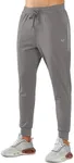 NORTHYARD Men's Joggers Pants with Zipper Pockets Tapered Athletic Workout Running Sweatpants for Men LIGHTGREY-2XL