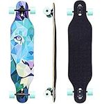 41" Longboard Complete Skateboards Longboards Drop Through Downhill/Cruiser Freeride (Geometric)