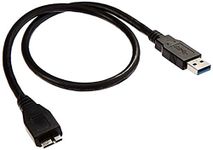 Dragon Trading replacement Compatible High Grade - USB 3.0 Cable for Western Digital/WD/Seagate/Clickfree/Toshiba/Samsung Portable Hard Drive - USB 3.0 A/Micro-B Cable