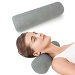 Krightlink Cervical Neck Foam Roll Pillow,Support Back Cushion Bolster Pillow for Neck,Legs, Back,Bed,Message and Yoga