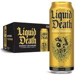 Liquid Death Sparkling Water, Mango Chainsaw 12 x 500 ml