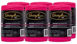 Stringliner Mason Line Replacement Roll Contractor Pack 500' - Pink (Pack of 6) - SL35462CPK