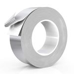 HULPPRE Aluminum Foil Tape-2inch x 65 Feet Heavy Duty Metal Tape,Waterproof Insulation Duct Tape,for Pipe Rupture/Window Seal/RV Awning/Roof Leak/Boat Sealing/AC Repairs