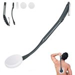 Lotion Applicator for Back, 20.5'' Replaceable Back Cream Applicator, Easy Washable, Suitable for Use by Elderly, Men and Women