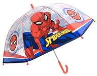 Marvel Spiderman Umbrella Kids Childrens Transparent POE Dome Umbrella