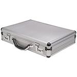 RoadPro SPC-931R 17.5" x 4" x 13" Silver Aluminum Briefcase