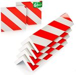 Nurada Garage Wall Protector Set - 4-Piece Garage Wall Protector for Car Doors Kit - 2 x Garage Car Door Protectors and 4 x Corner Wall Bumper Guards - Adhesive Foam Padding Wall Guard Multipack