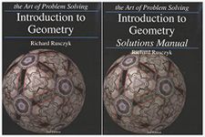 Art of Problem Solving: Introduction to Geometry Books Set (2 Books) - Introduction to Geometry, Introduction to Geometry Solutions Manual