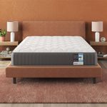 Yaheetech 4ft6 Single Mattress 8.7 Inch Deep Memory Foam 9-Zone Mattress with Pocket Sprung and Tencel Fabric,Orthopedic Bed Mattress,Medium Firm,135x190x22cm,Grey