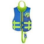 Full Throttle Child Rapid Dry Neoprene Life Jacket, Blue