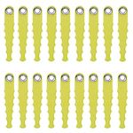 THTEN AF-100 Trimmer Replacement Blades Compatible with Black & Decker GH600,GH610,GH900,GH912 Edger Grass Trimmers 18 Pack Yellow