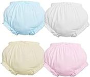 SeClovers 4 Pack Toddler Soft Assorted Underwear,Briefs-Adorable Panties for Baby Girls TZ126-A-100 18-24 Months