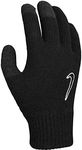 NIKE UNISEX KNITTED TECH AND GRIP GLOVES 2.0 BLACK - L/XL,White