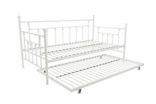 DHP Daybed, Metal, White, Twin