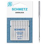 SCHMETZ Domestic Sewing Machine Needles | 10 Overlock Needles | SY 2054 and 16x75 | Needle Size 80/12