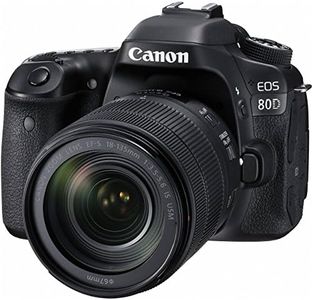 Canon Digital SLR Camera Body [EOS 80D] and EF-S 18-135mm f/3.5-5.6 Image Stabilization USM Lens with 24.2 Megapixel (APS-C) CMOS Sensor and Dual Pixel CMOS AF (Black)