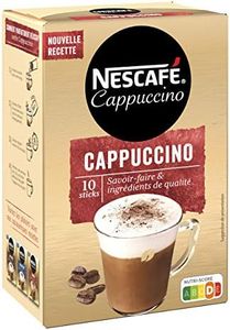 Nescafé Cappuccino Café Soluble,10 sticks