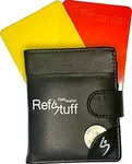 RefStuff RefSwallet Football Soccer Referee Wallet Leather Notebook Scorepad Including Match Sheets, Coin and Red, Yellow, Blue and Green Cards!