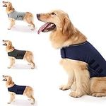 Anti-Anxiety Dog Jacket Dog Calming Coat Pet Stress Relief Shirt Warm Calming Vest Lightweight Thunder Dog Wrap Dog Anxiety Jacket(Navy Blue,XL)