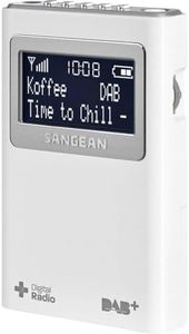 Sangean DPR39 DAB+ Pocket Radio, White