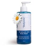 Be Bodywise 1% Salicylic Acid Exfoliating Body Wash Shower Gel 375ml | Prevents Body Acne, Bumpy skin & Deep cleanses | Suitable for All Skin Types.