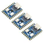 Waveshare RP2040-Zero High-Performance Pico-Like MCU Board Based On Raspberry Pi Microcontroller RP2040 Castellated Module Allows Soldering Direct to Carrier Boards-3pcs