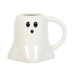 Something Different Wholesale Hey Boo Ghost Shaped Ceramic Mug - Spooktacular Halloween Mug for Witches Brew - Ghost Mugs, Halloween Mugs