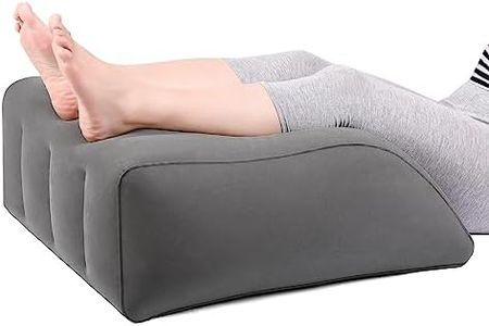 Apasiri Leg Elevation Pillow, Inflatable Leg Wedge Pillows for Swelling, Blood Circulation, Sleeping, Leg, Knee & Back Pain Relief Wedge, Foot Rest Pillow for Surgery, Hip, Ankle Recovery (NO PUMP)