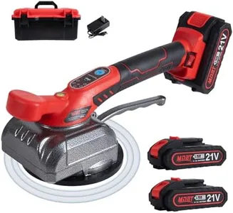 21V Cordless Tile Suction Cup Vibration Tool, 13500 RPM Electric Tile Vibrator with 80KG Adsorption, 130MM Suction Pad, 775 Motor for Floor Gap Fixer, Leveling Machine