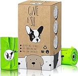 100% Certified Home Compostable Dog Poop Bags - 10% to Charity - ASTM D6400 & EN 13432 Compliant Dog Waste Bags - 120 Bags - 8 x Rolls of Plant Based Compostable Poop Bags - Thick Doggie Poop Bags