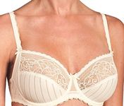 Conturelle by Felina 805804-48 Women's Illusion Vanilla Non-Padded Underwired Full Cup Bra 40C