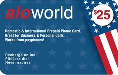 Phone Card for International & up t