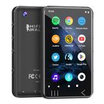 HIFI WALKER G7 MP3 Player with Bluetooth & WiFi, 80GB Android 13 Music Player (16GB+64GB), 4” HD Touchscreen MP4 Player with 3GB RAM, 1080p Video, Portable Spotify Player for Kids & Adults, Black