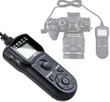 JJC TM-J2 Multi-Function Timer Remote Controller Replacing Olympus RM-CB2, fits OM-D E-M1 Mark II